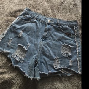 Jean shorts